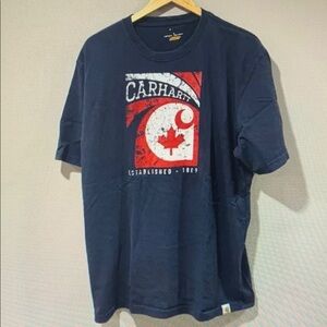 Carhartt Men's Navy Graphic T-Shirt